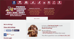 Desktop Screenshot of premierveterinarycenter.com